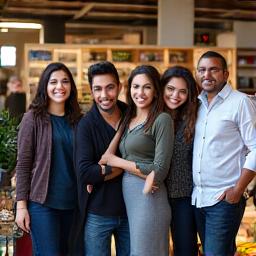 Foto de todo el equipo de Ludos Mexicanos sonriendo juntos.