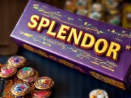 Caja del juego Splendor con gemas